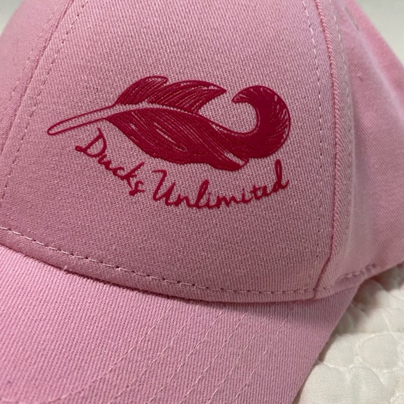 Pink Duck Unlimited Baseball Cap - Picture 2 of 6